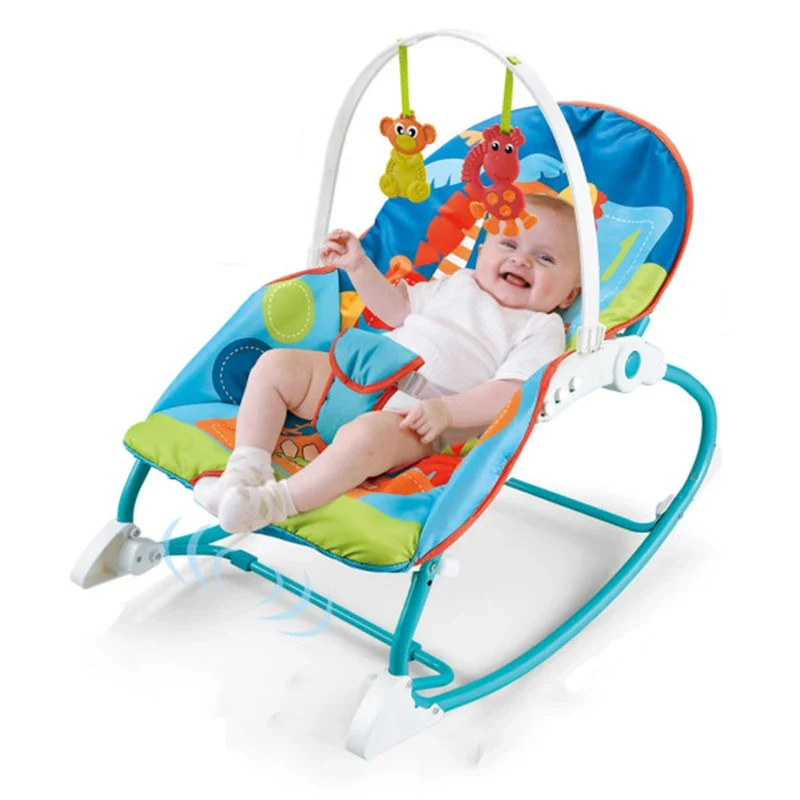 Baby Vibration Rocking Chair Musical Infant Rocker Chair Electric Baby Toy Rocker Bouncer Early Funny Girl Children Toys