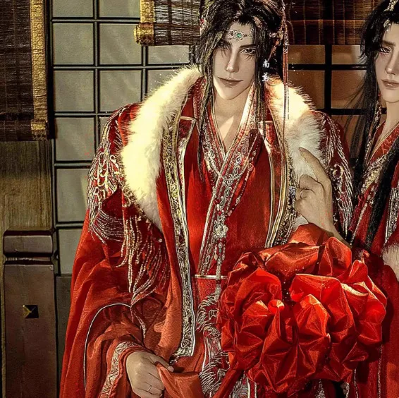 Mo Dao Zu Shi Cosplay Lan Wangji Wei Wuxian Xifu vestido de novia estilo antiguo personalizado Hua Cheng Xie Lian traje de boda Hanfu