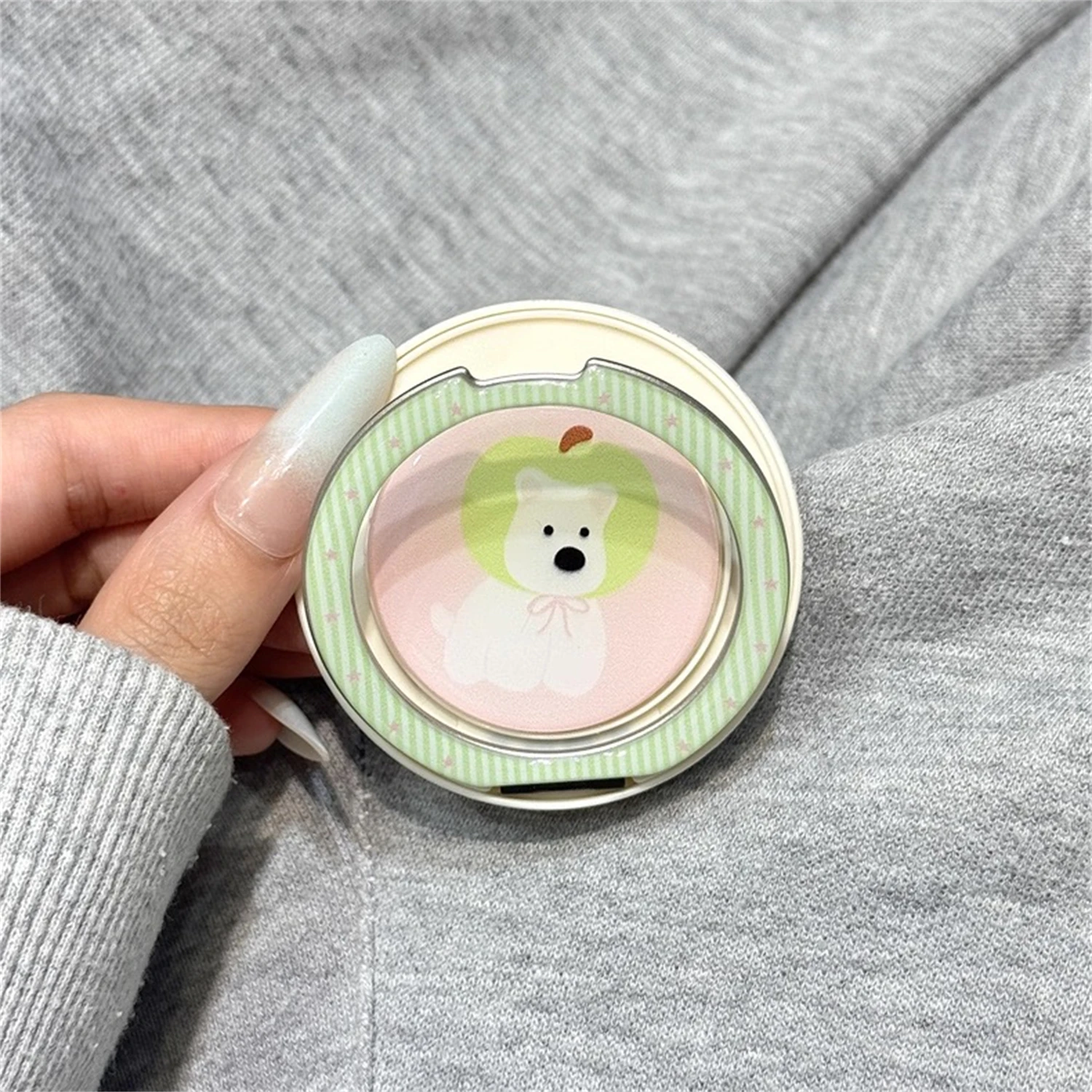 

Корейская милая магнитная подставка для Magsafe Grip Tok Griptok, кронштейн, держатель для телефона, поддержка IPhone, Samsung, Pad Smart Tok