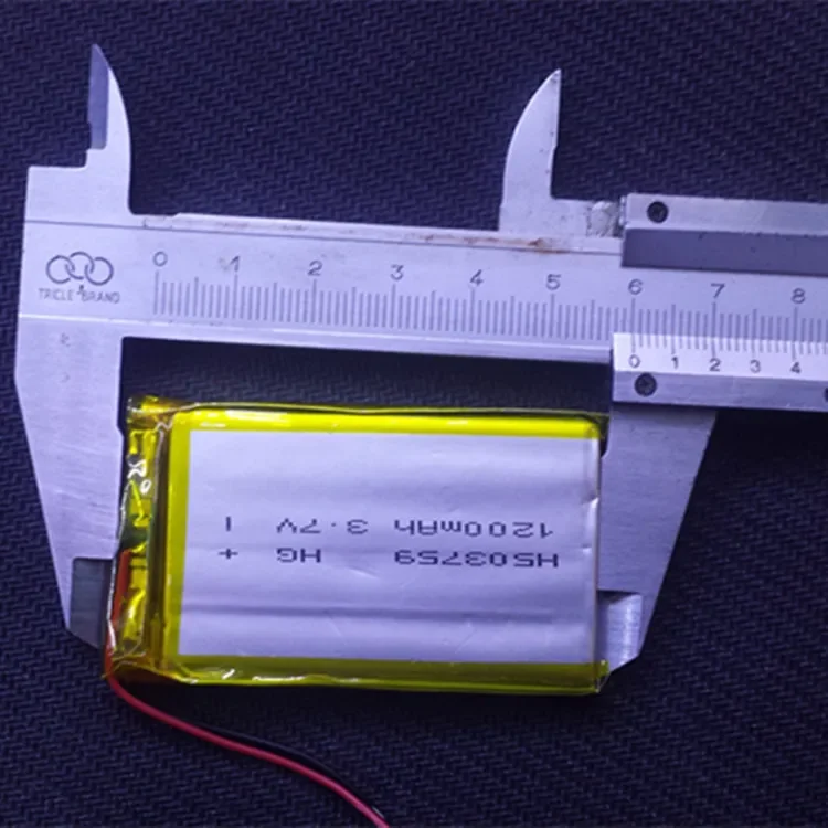 503759   bateria litowo-polimerowa, 3,7 V, 1200 MAH, GPS, nawigacja, e-booky i inne akumulatory Akumulator litowo-jonowy Cel