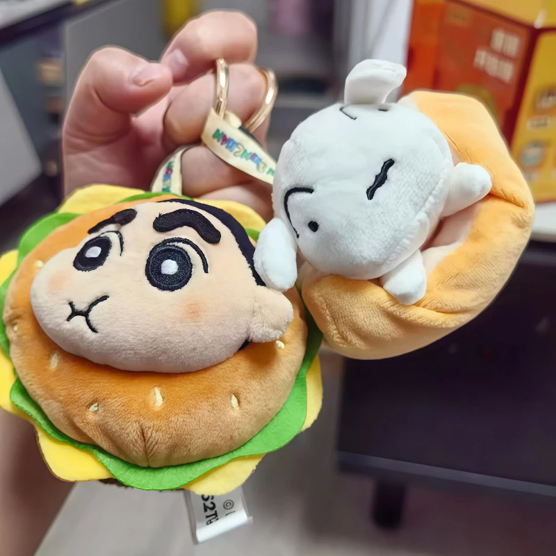 

Подлинный 52 игрушки карандаш Шинчан All Happy Bucket Series слепая коробка плюшевая кукла сумка кулон модная личность тайная милый подарок