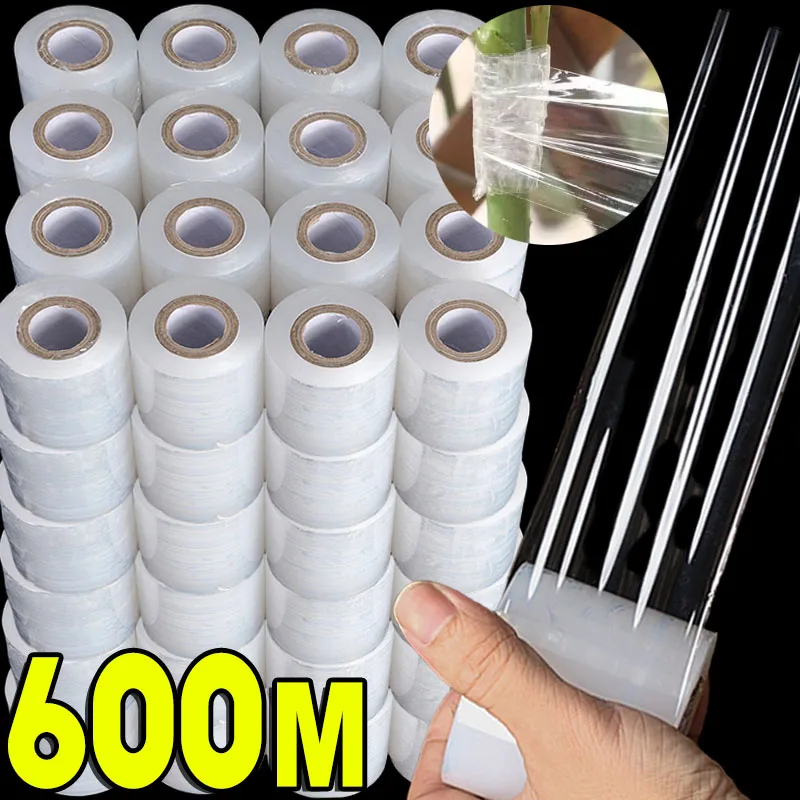 PE Grafting Tape Film Self-adhesive Garden Tree Plants Seedlings Vine Tomato Grafting Accessories Stretchable 3/4/5/6/8cm Width
