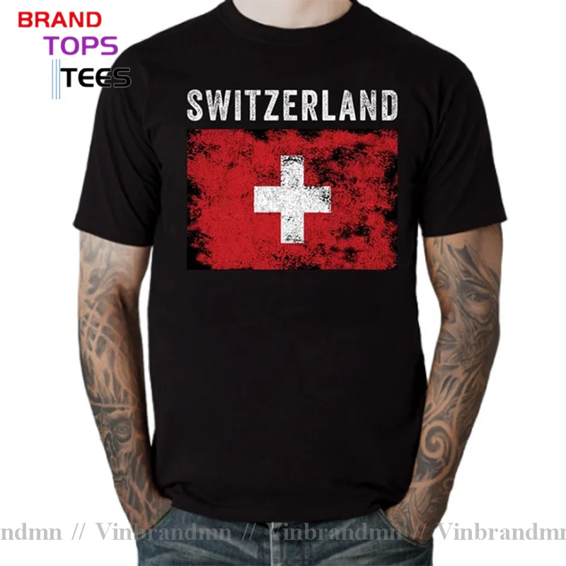 Vintage Sussi Suisse Switzerland Flag T Shirts Distressed Swiss Flag T Shirt Army Swiss Confederation Swiss Armed Forces T-Shirt