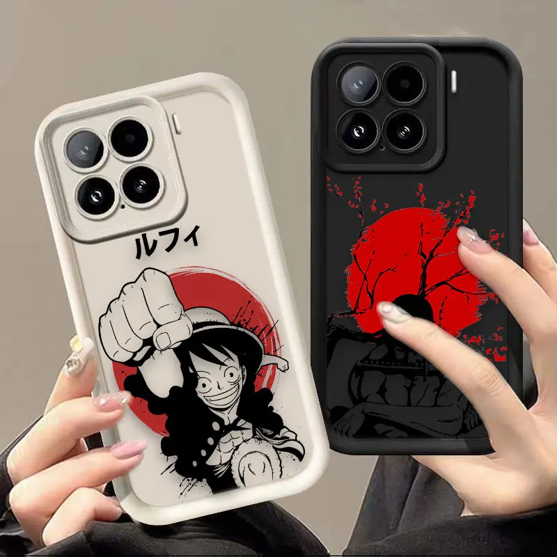 Luffy Zoro One P-Piece Cover Phone Case For Redmi NOTE 15 13 14 8 9 9S 10 10S 11 11S 11T 12 12S PRO PLUS Silicone Case DIY Shell