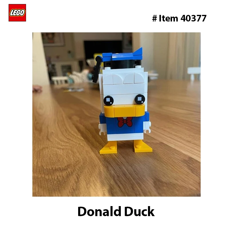 LEGO® 40377 Fans of LEGO BrickHeadz™ and classic  characters will love this model of Donald Duck 90 PCS