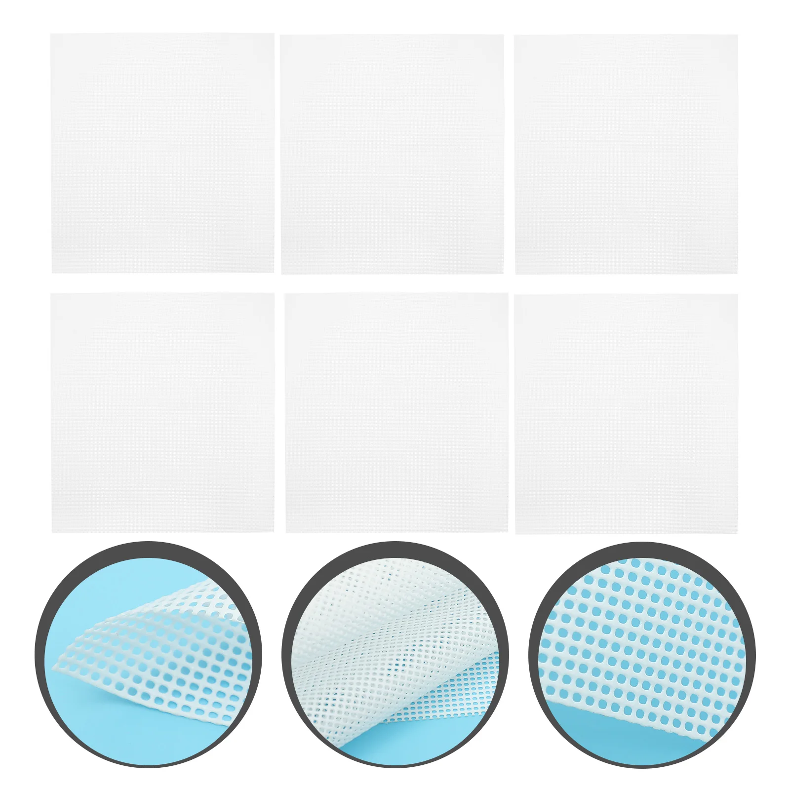 6 ชิ้น 29 เซนติเมตร x 37 เซนติเมตรผลไม้เสื่ออบแห้งซิลิโคน Dehydrator ถาดอาหารเครื่องเป่าแผ่นไม่เหนียวเหนอะหนะตาข่าย Pad เครื่องเป่าอุปกรณ์