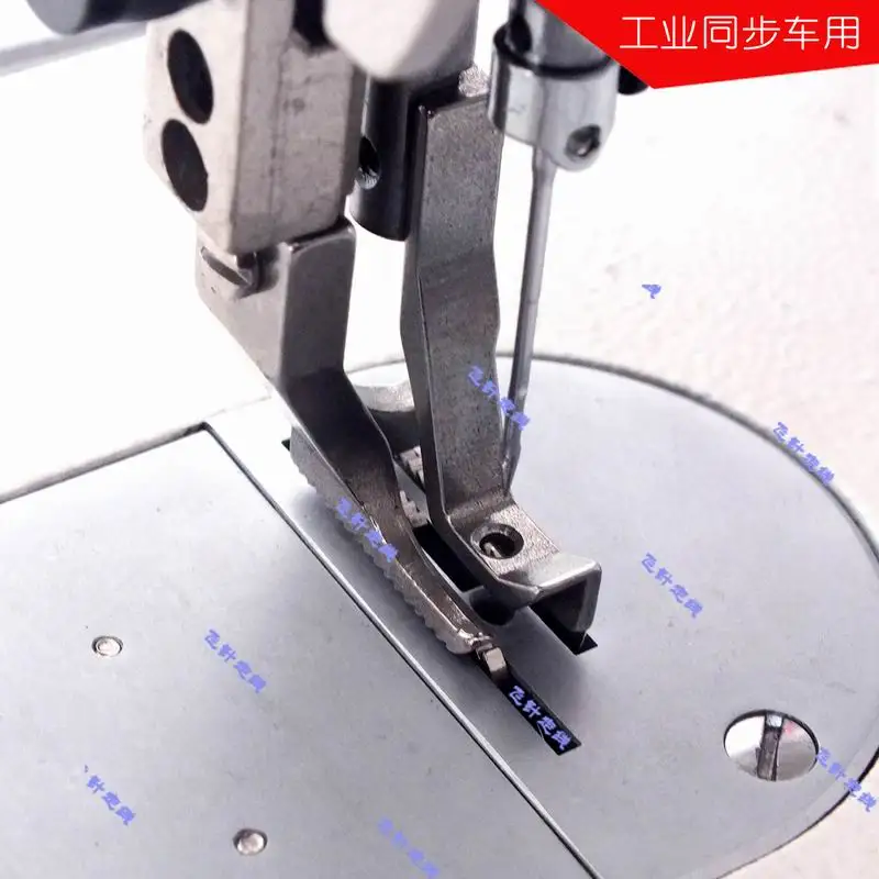 Electric Industrial Sewing Machine Synchronous Car Right Stop Edge Presser Foot Thick Material Leather Seat Cover Seam Straight