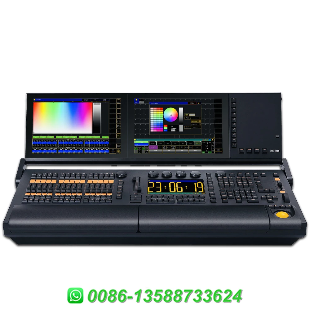 Stage Lighting Controller Linux System G2 Command Wing Fader Wing I7 CPU 8G RAM 128G SSD DMX512 Control DJ Moving Head Bar Light