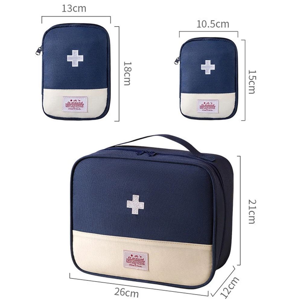 Portable Medicine Bag First Aid Kit Medical Emergency Kits Organizer Outdoor Travel Medicine Pill Storage Bag For Tablets Holder