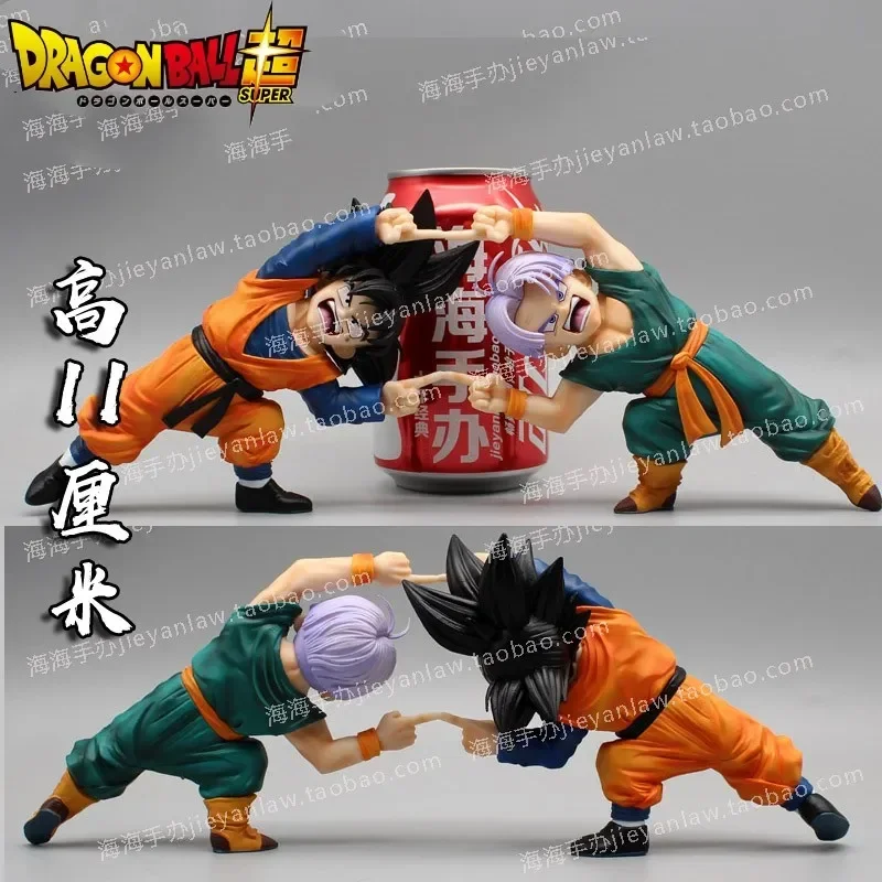 11cm Anime Dragon Ball Z Son Goten Figure Gotenks Trunks Combined Body Action Figures Pvc Statue Gifts Collection Model Toys