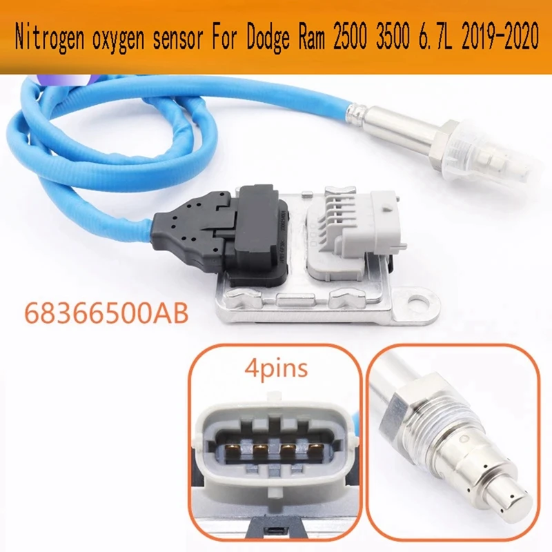 

Nitrogen Oxygen Sensor For Dodge Ram 2500 3500 6.7L 2019-2020 Nox Sensor 68366500AB 68366500AC Replacement