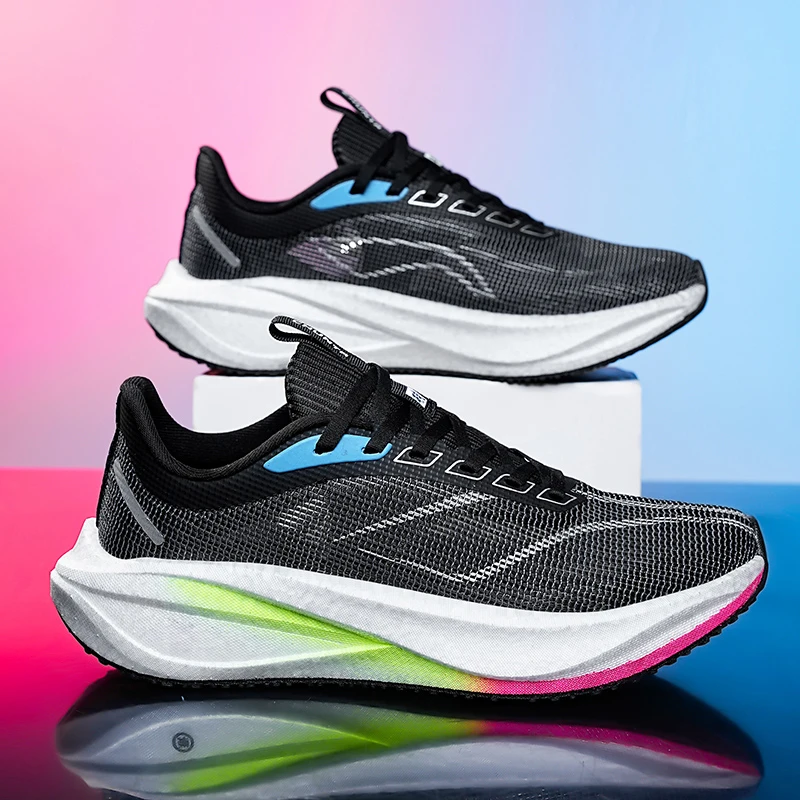 

Men's casual sports shoes new fashion versatile four season anti slip breathable outdoor wear-resistant thick soled sports shoes