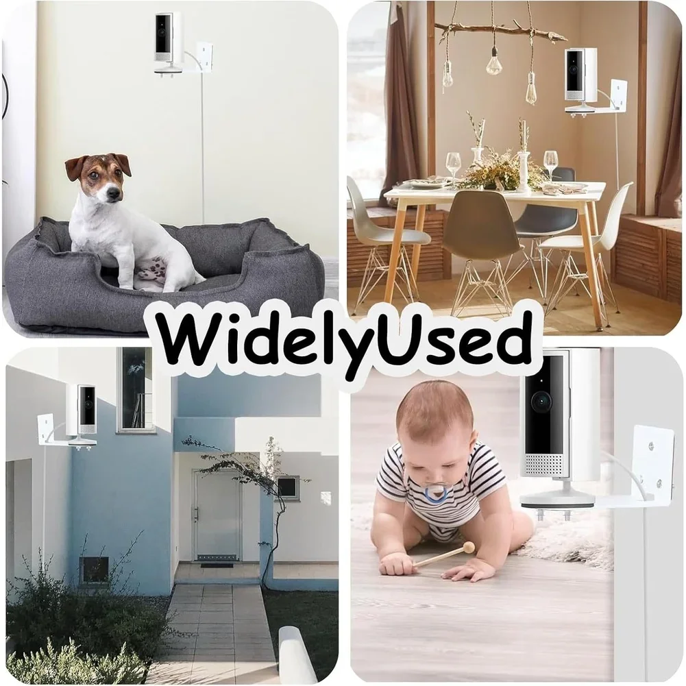 Steel Mount Bracket Wall Mount Bracket Security Camera Mount Easy Installation Q235 Steel Construction Complete Mounting Kit
