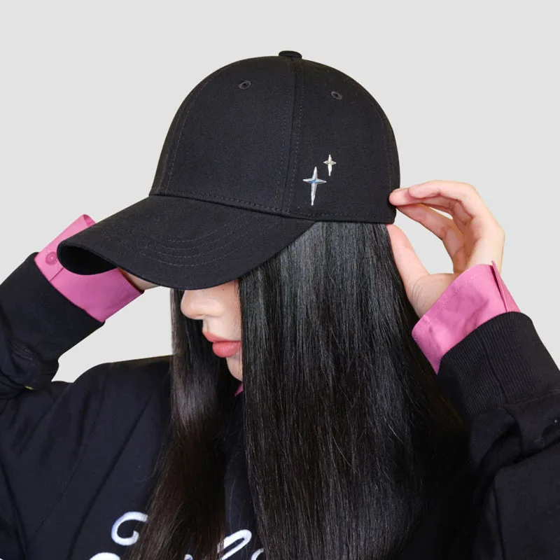 Trendy Drip Star Summer Ventilation Women Baseball Cap Wear Looks Smaller Outing Sunshade Visors Cap Haed Top Snapback Caps