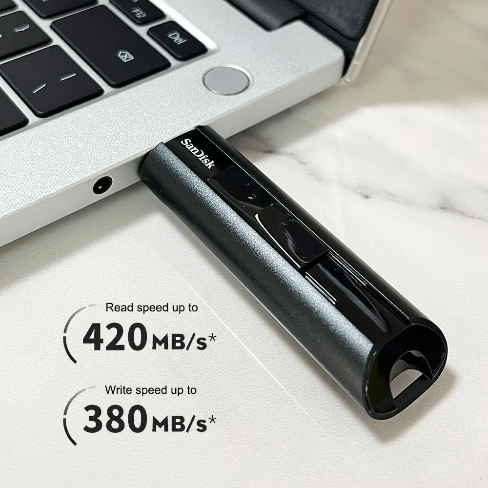 SanDisk Extreme PRO USB 3.2 솔리드 스테이트 플래시 드라이브 128GB 256GB 512GB 1TB 펜 드라이브 최대 420MB/s USB…