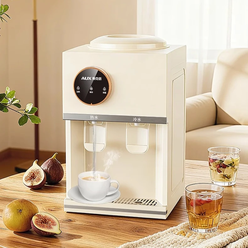 

Диспенсер для воды с быстрым нагревом и охлаждением — умный настольный автоматический (двойной для домашнего офиса, небольшого общежития)