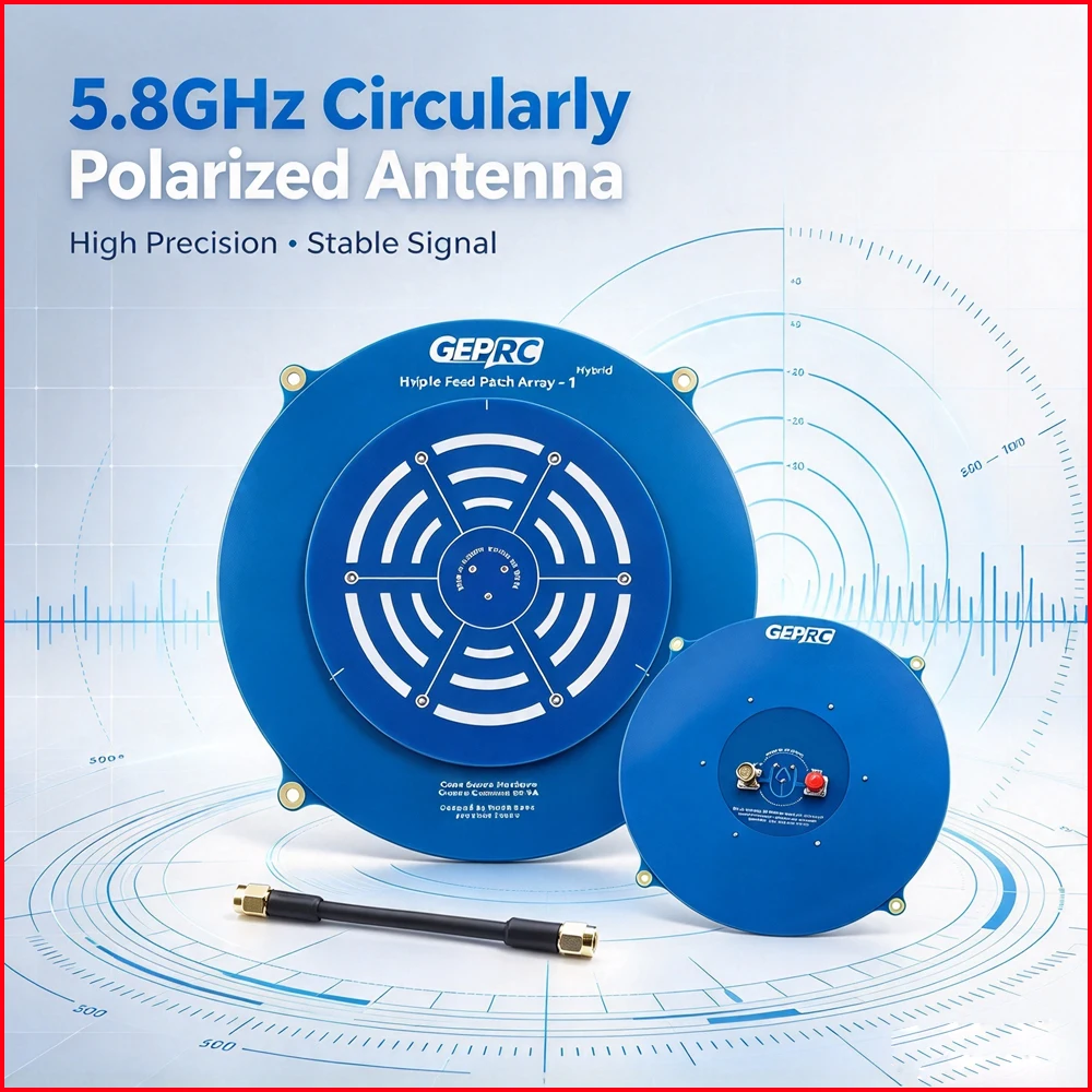 GEPRC Triple Feed Patch Array 5.8GHz Circularly Polarized Antenna