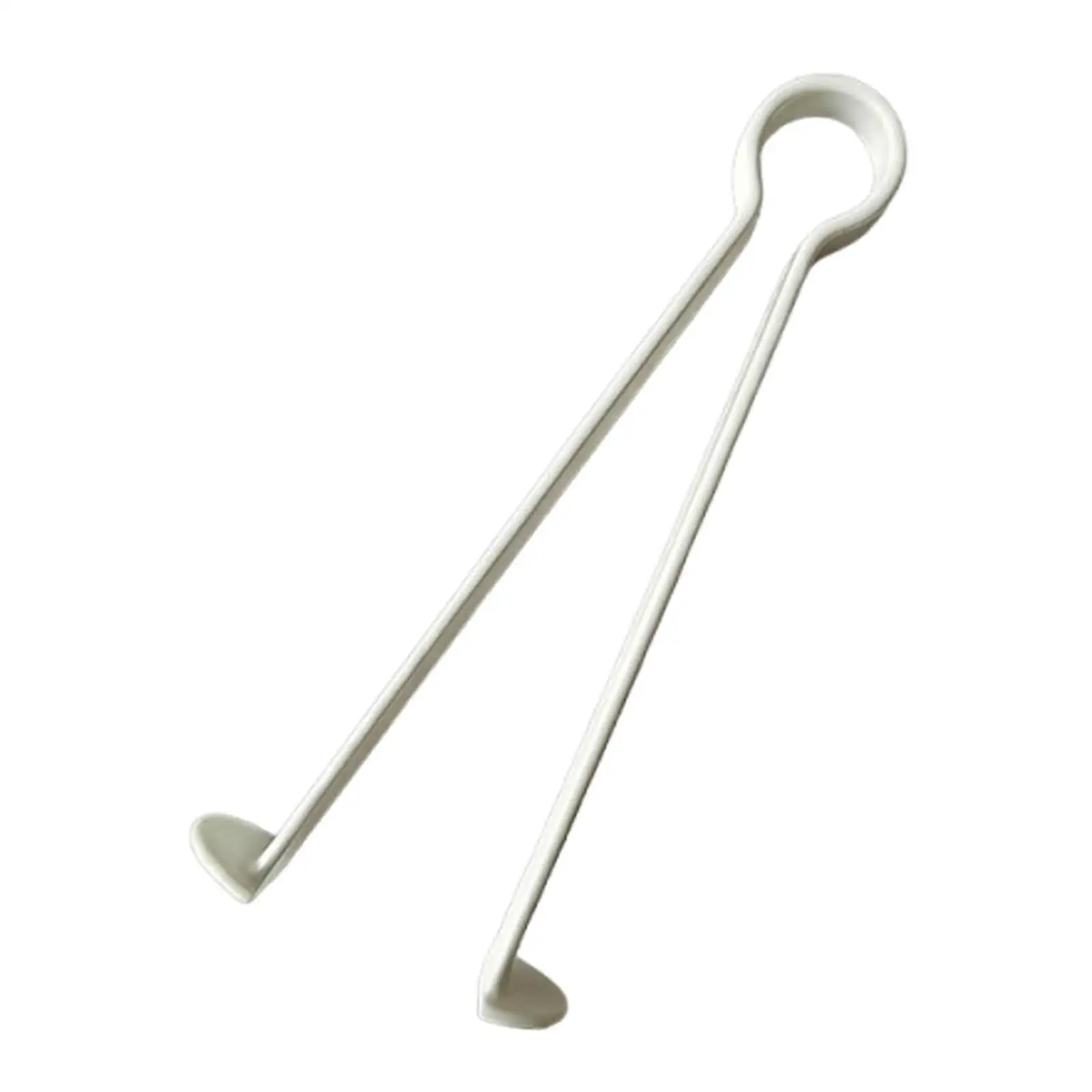 Garbage Picker Trash Grabber Multipurpose Trash Tongs White Litter Pick up Tool Garbage Clamp for Garden Lawn Reaching Rooms