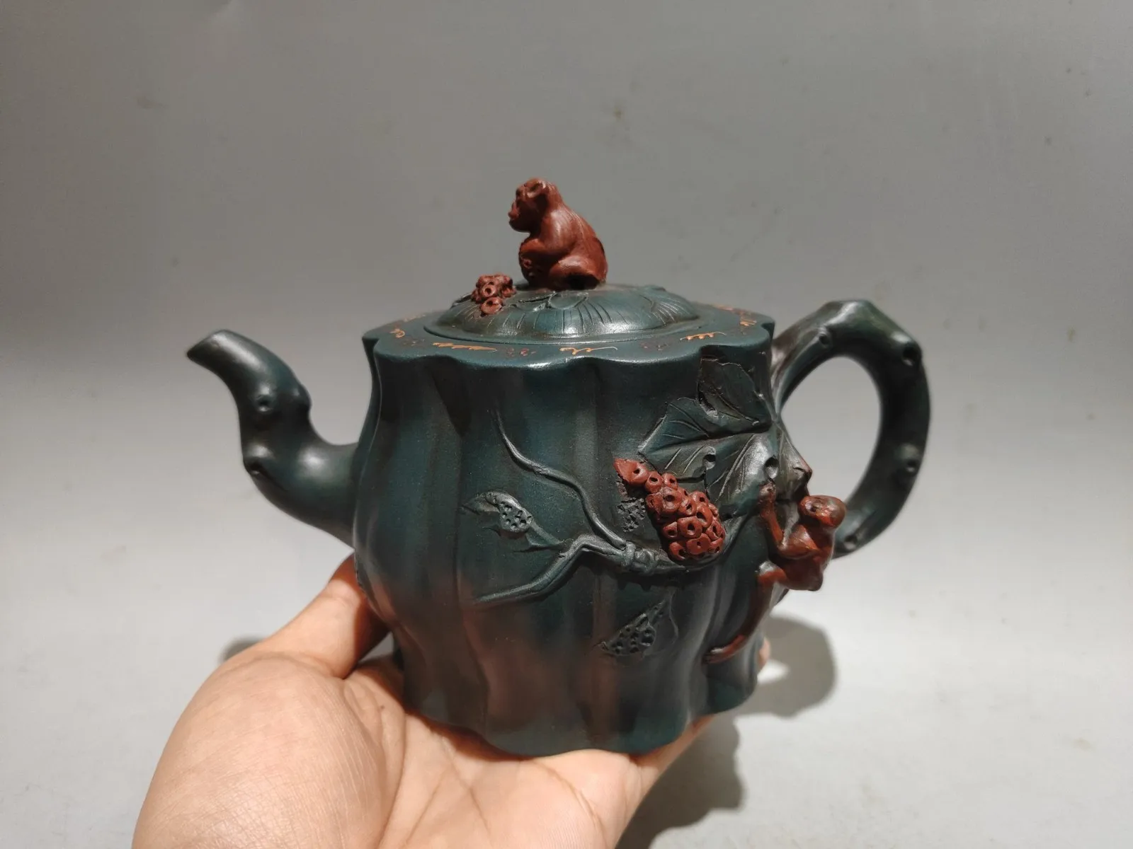 Chinese Yixing Zisha Clay Handmade Exquisite Kung Fu Tea Teapot