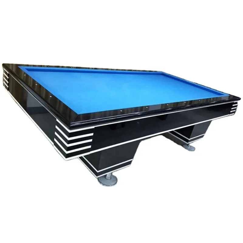

Korean bagless pool table 9 feet 8 feet solid wood bluestone three library edge pool table