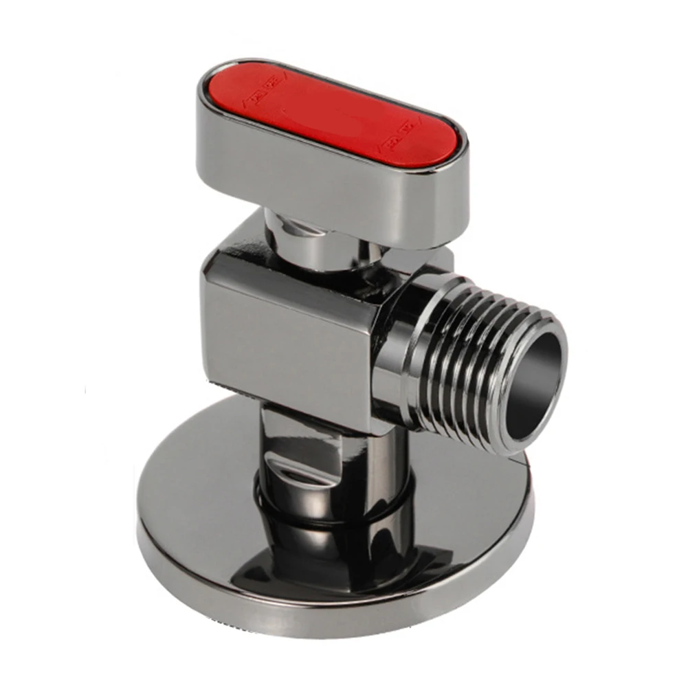 

Угловой кран из чистой меди с высокой пропускной способностью для кухонного водонагревателя, запорный клапан для воды, бытовой запорный клапан для унитаза, товары для дома и ремонта