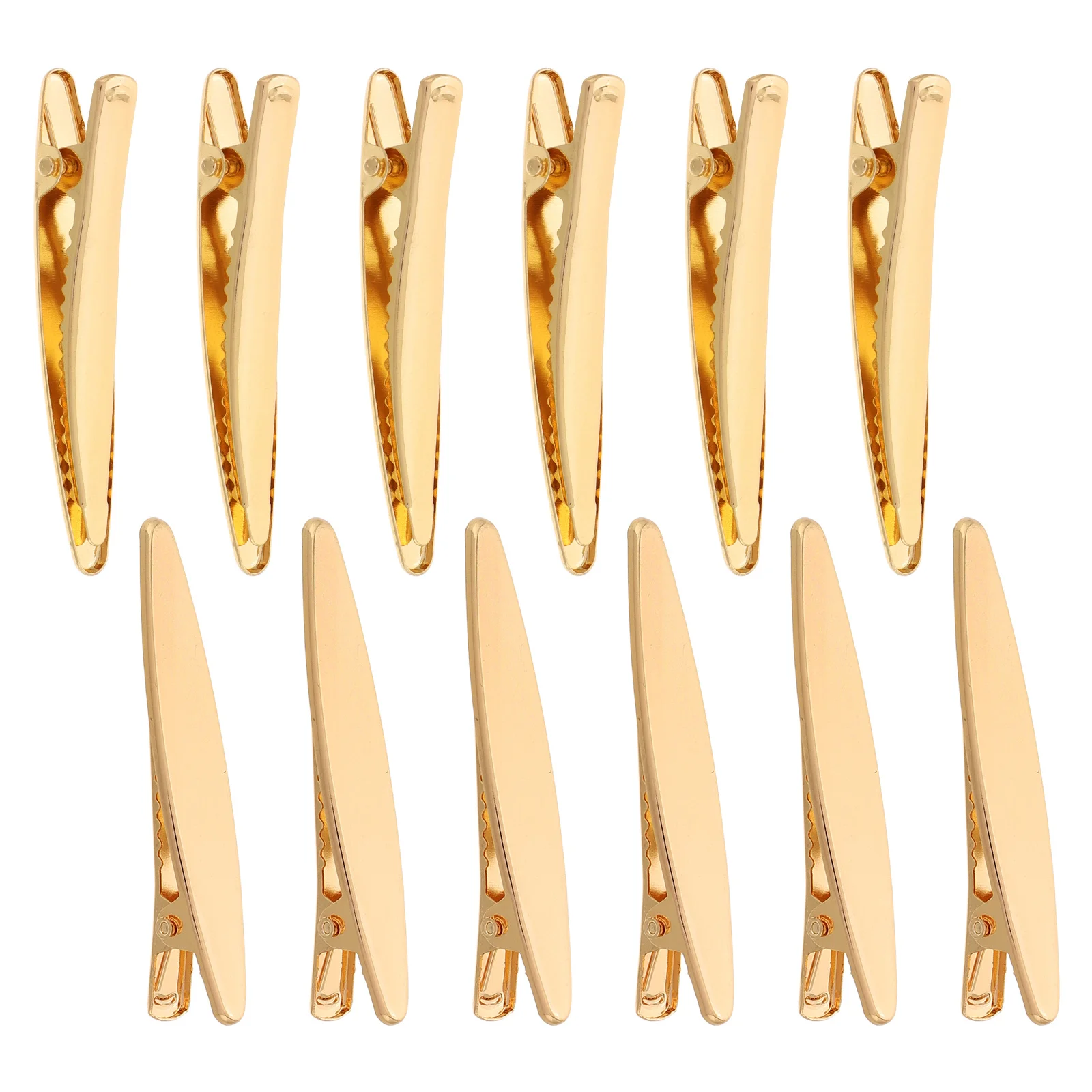 

50Pcs Hair Clips Gold Hollow DIY Hairpin Accessories for Women Hair Styling Pins Small Barrettes Barrettes for Women