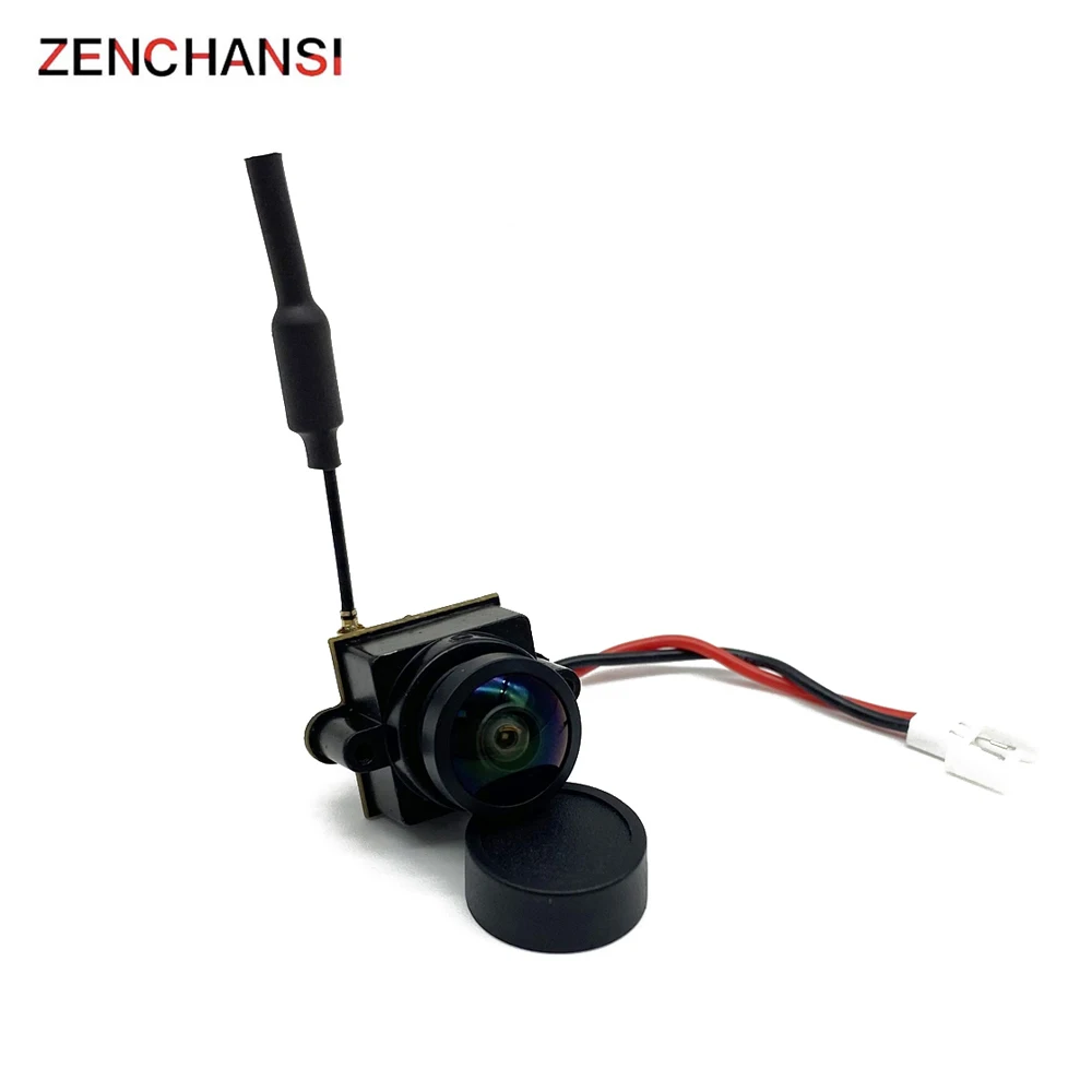 Mini 5.8G FPV 180° Wide Angle VTX Camera CMOS 1000TVL 48CH 25mW adjustable Transmitter With Base Bracket For RC Model Drone Car