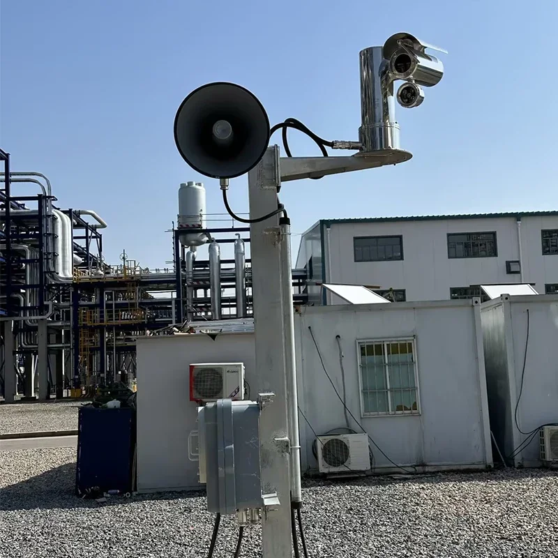 Explosion-Proof ATEX IECEx Certified PTZ Network CCTV Camera AI-Assisted Monitoring CMOS Sensor IP68 Night Vision For Hazardous
