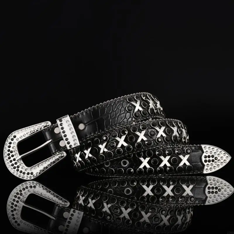 Glinting Waist Belly Chain Belt for Women Girls Idol Prom Banquet Club Party Blingbling Diamond-studded Belt