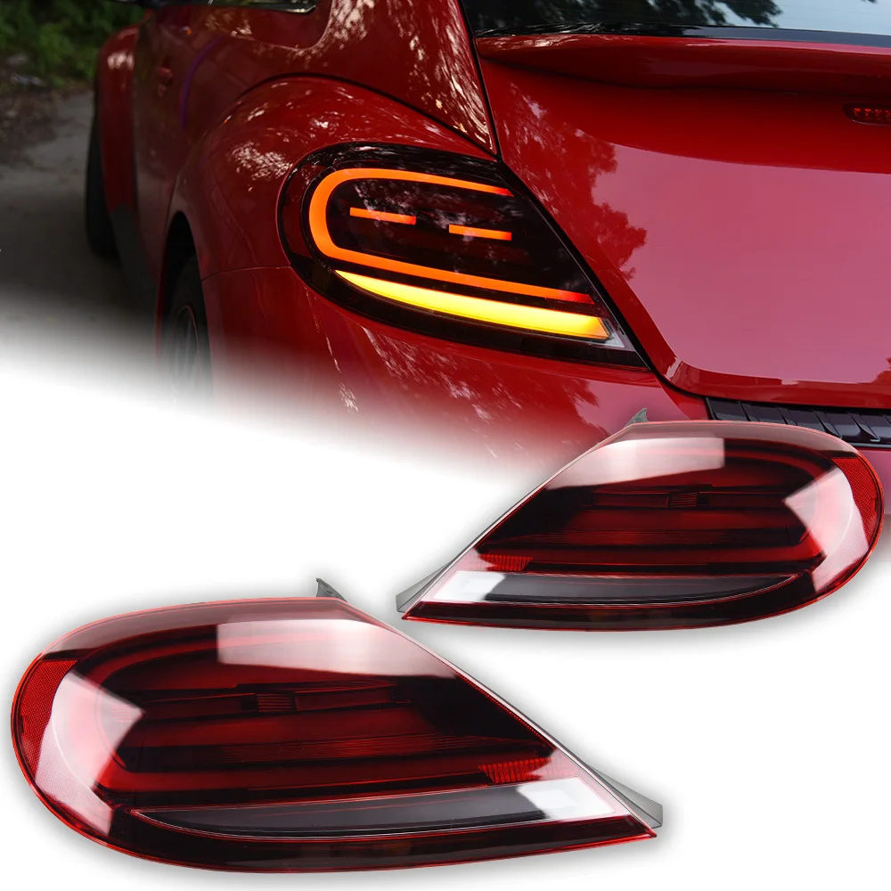 Car Lights For VW Beetle Led Tail Lamp 2012-2020 Dynamic Signal Tail Light Animation Rear Stop Brake Reverse Auto Accessories