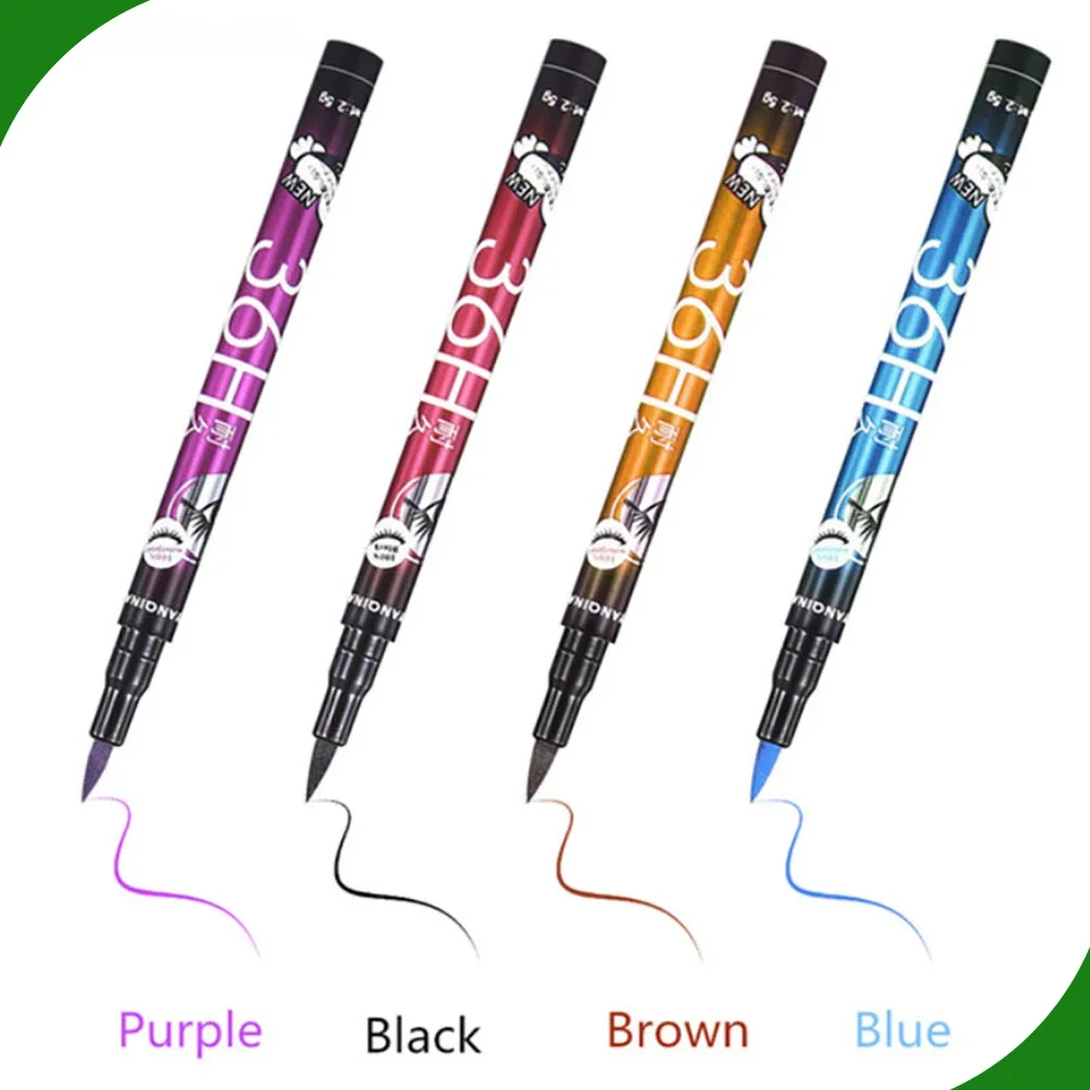 Eyeliner liquido matita Eyeliner impermeabile nera asciugatura rapida non Bloom Eyeliner naturale penna liquida applicare strumenti per il trucco degli occhi