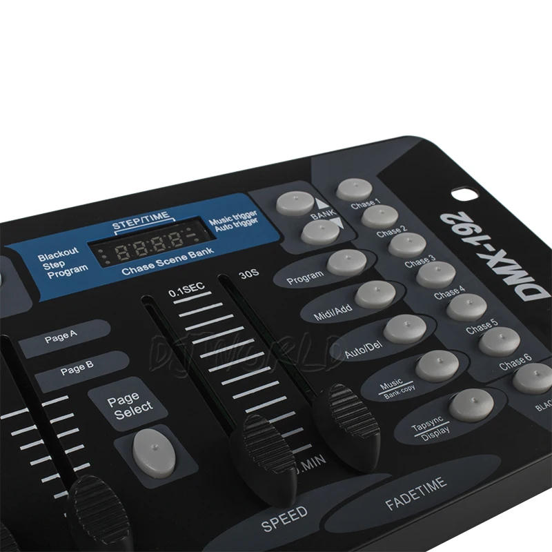 DMX Stage Lighting Controller para mover a luz principal, 192 canais, DMX512, equipamento DJ