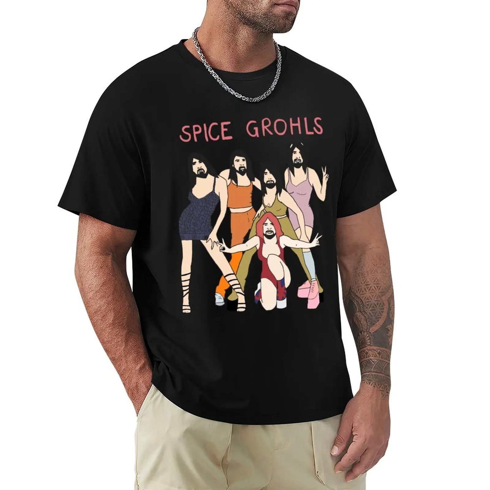

Spice Grohls T-Shirt summer shirt tops Men's t-shirt