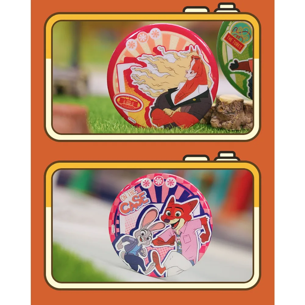 Original CARD.FUN Zootopia2 Collection Cards Judy Hopps Nibbles Maplestick Exquisite Badge Backpack Decoration Trendy Toy Gifts