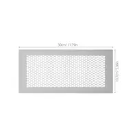 2Pcs Floor Vent Cover Silicone Non Slip Honeycomb Mesh Flush Mount Airflow Vent Deflector Heating Cooling Register 4x10 for Home 3