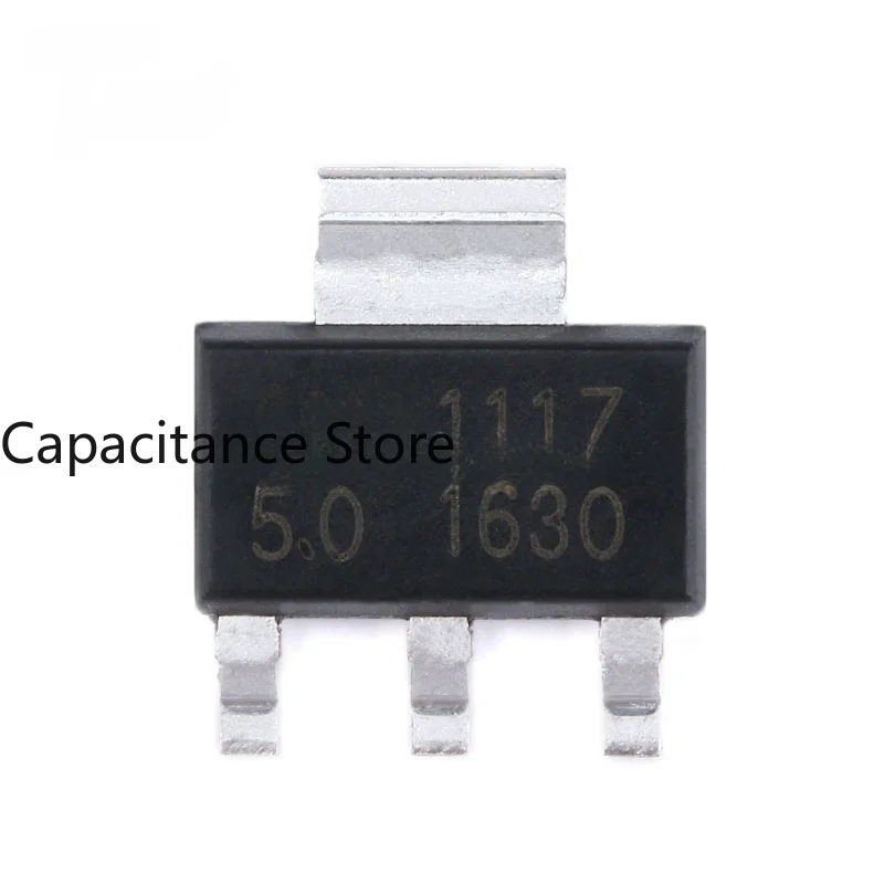 10PCS Original Genuine SMD AMS1117-5.0 SOT-223 Power Supply Buck IC Linear Regulated LDO Chip