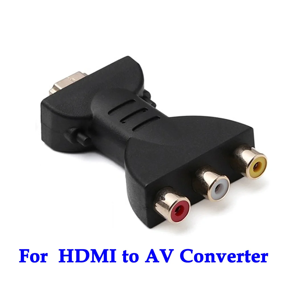 HD 1080P RCA AV To HDMI-compatible Adapter Converter For HDMI to AV converter 3RCA  Adapter Connector