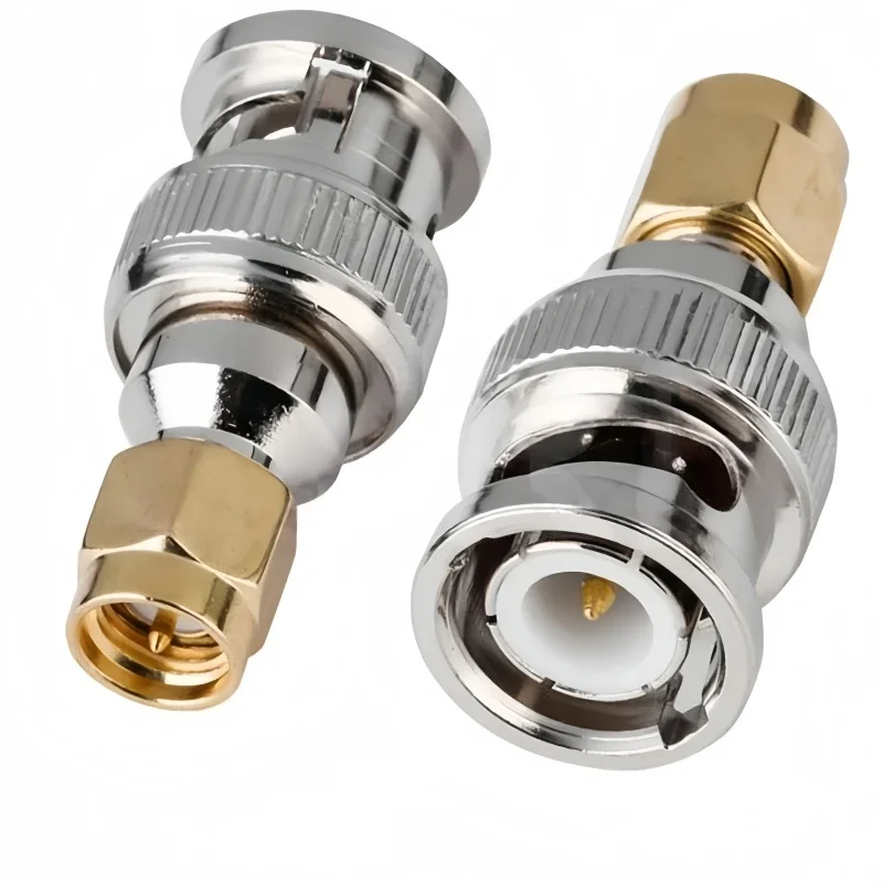SMA Male to BNC Female Adapter Coaxial Cable Converter for Wireless LAN WiFi Devices Ham Radio Handheld Radios