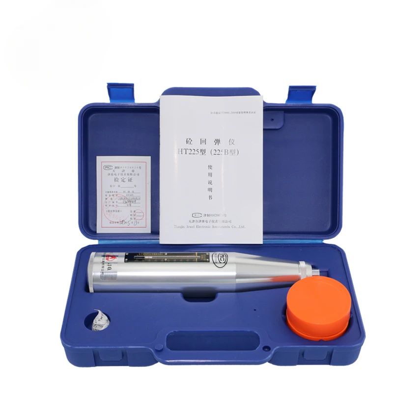 HT-225 Concrete Rebound Tester, Mechanical Concrete Rebound Tester Strength Tester-Q Digital Display/Electronics