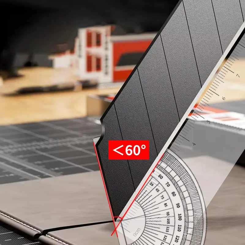 10/100 قطعة الكربون الصلب استبدال سكّين متعدّد الاستخدامات شفرة 100 مللي متر * 18 مللي متر الأسود لتقوم بها بنفسك أداة نحت شفرات لمحطة مكتب الطالب #2