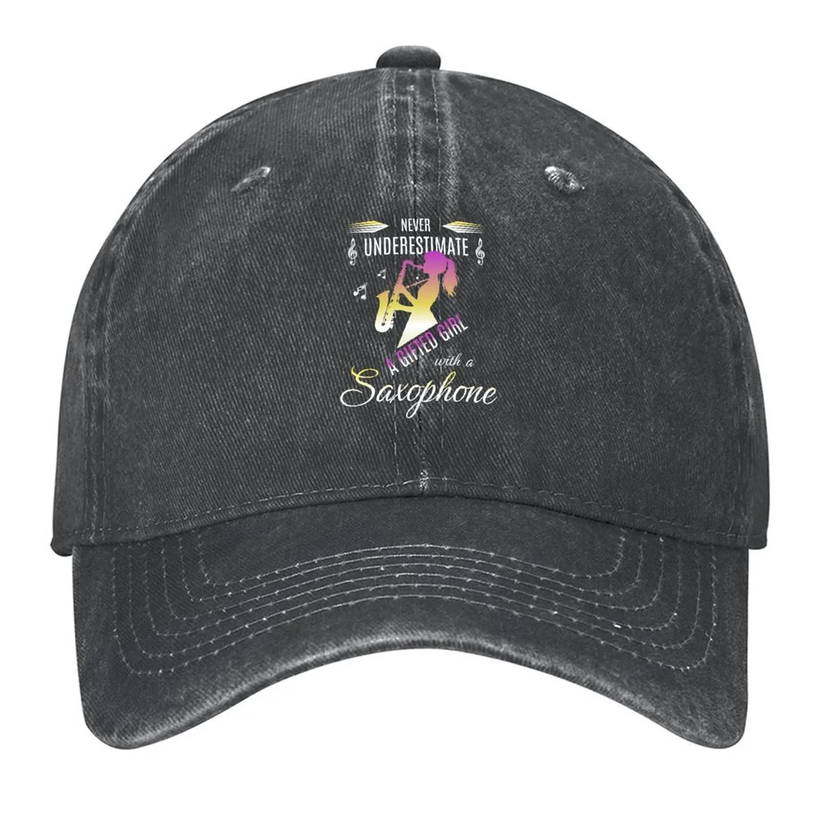 

Funny Saxophone Player Jazz Lover Girl Baseball Cap Male hat sun hat beach hat Luxury For Women 2025 Men's