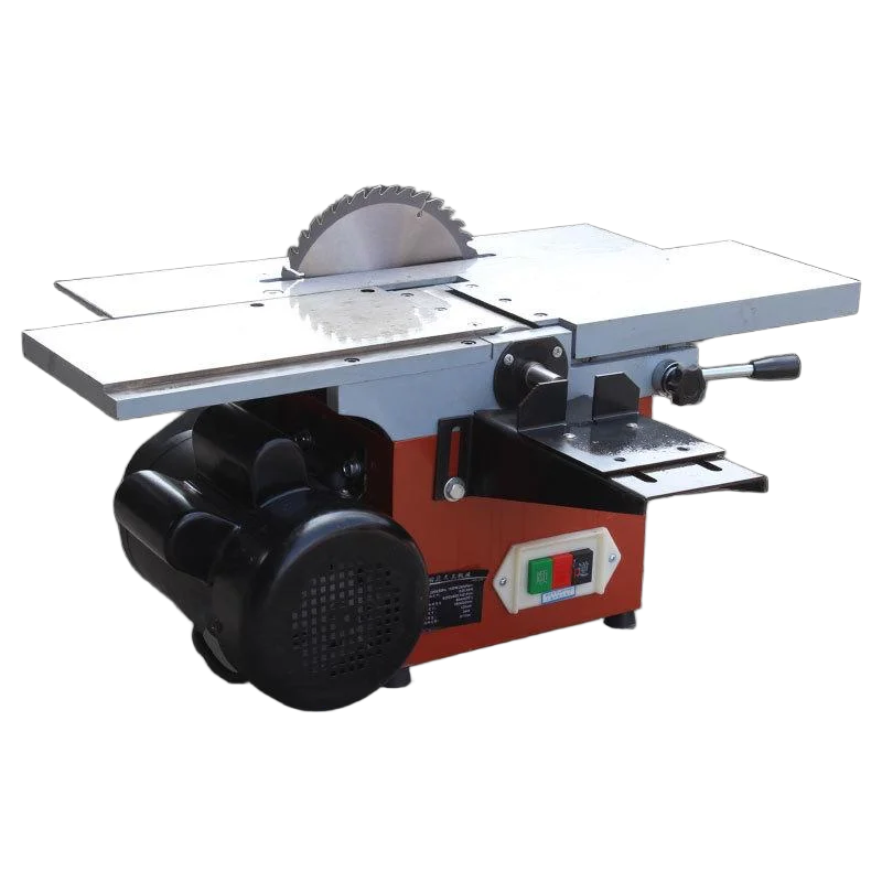 

Combination Woodworking Electric 220V/330V Tabletop Multipurpose Wood Planer Drilling Planing Machinery Sawing Machine