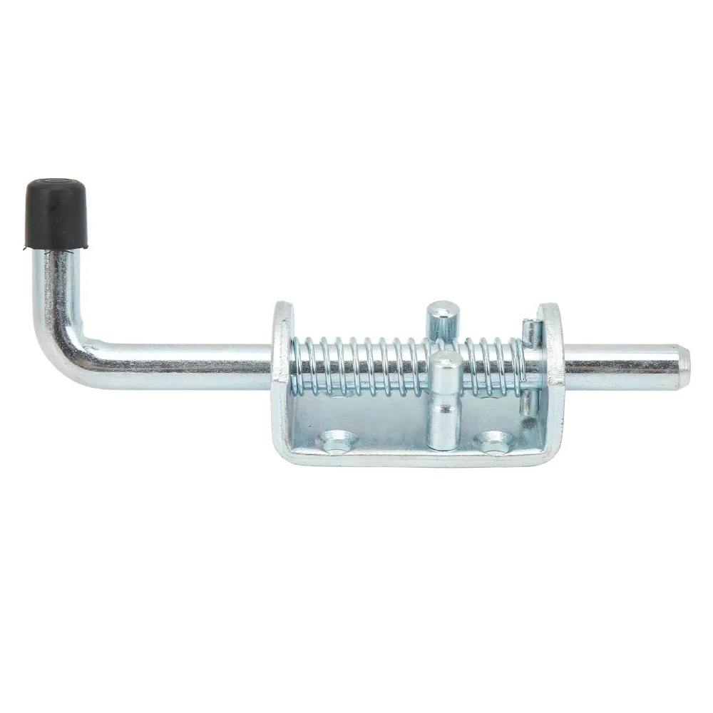 

Durable Hardware 12x171mm Spring Loaded Latch Galvanized Trailer Gate Latch Barrel Bolt Container Cabinet