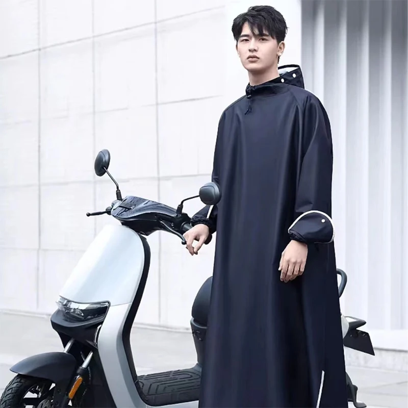 

Electric Motorcycle One-piece Single-piece Raincoat Men's Cycling Clothing Long Full-body Rain Poncho Outdoor Rain Gear