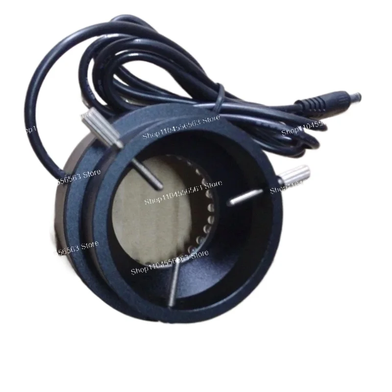 Industrial CCD Visual Light Source Microscope Ring LED Light Machine Vision  Inner Diameter 50mm 96 Lamps