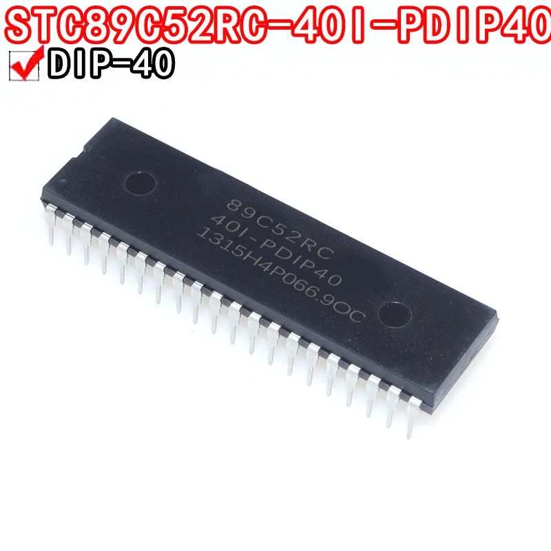 

1 шт. STC89C52RC STC89C52RC-40I-PDIP40 Водонепроницаемый корпус