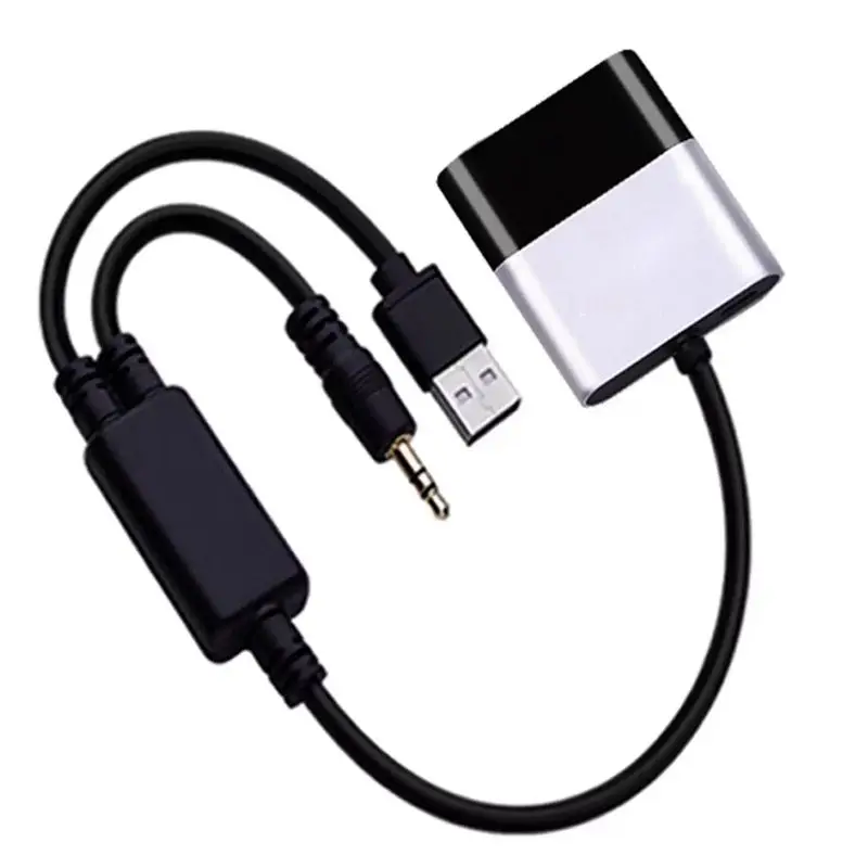 

Easy To Use For BMW And Mini Cooper Compatible Bluetooth 5.0 Aptx-HD Adapter Y Cable USB+ AUX Ipod/Phone Music Interface(300B)