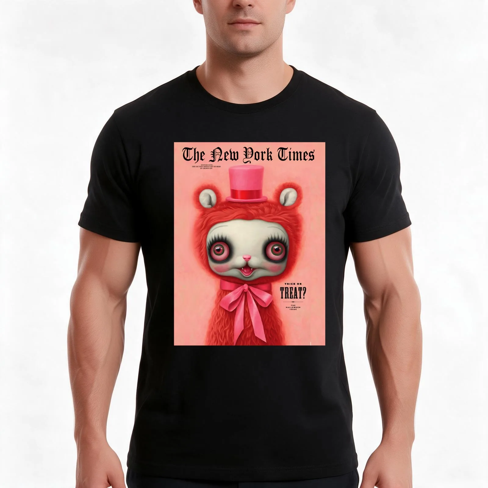 Boy Who Loves Tricky Music Band Pink Mark Ryden Years Old Birthday T-Shirt, Summer Casual Cotton Tee, Oversized Streetwear Tops