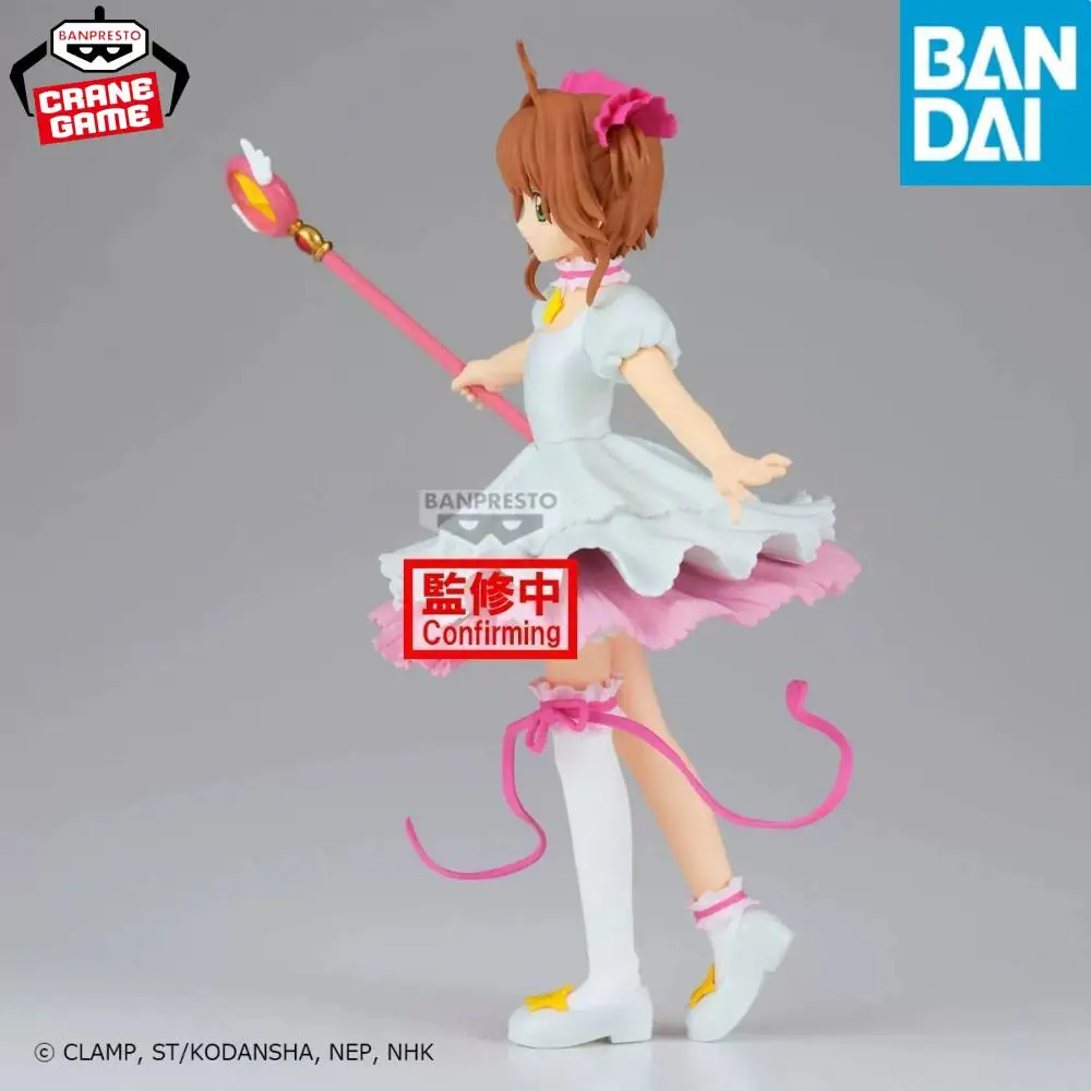 

Bandai Banpresto Sakura Kinomoto, аниме-фигурка, волшебная карта для девочек, постоянно меняющаяся модель сакуры, пейзаж, игрушка, коллекционный подарок