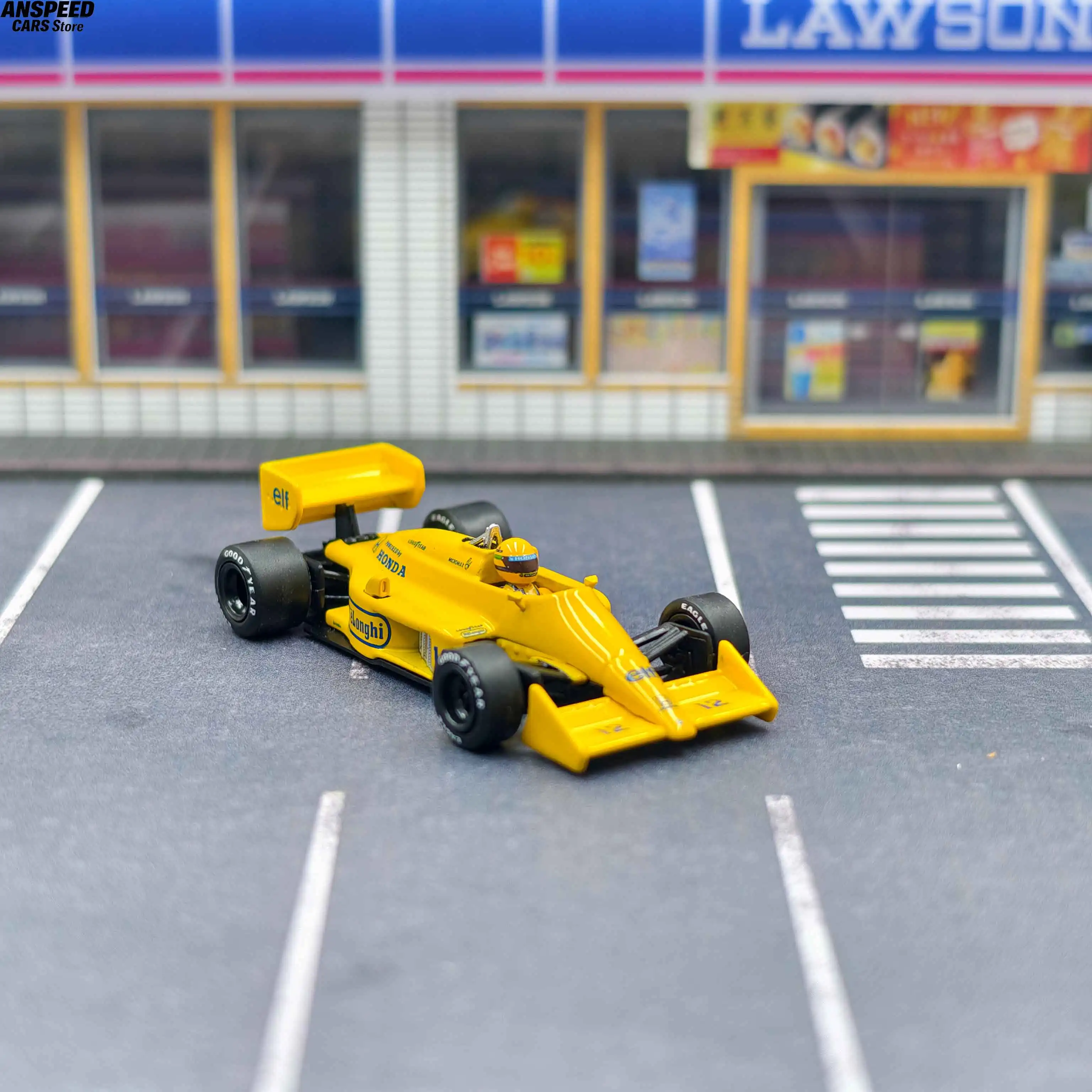MINI GT 1:64 Lotus 99T #12 Ayrton Senna 1987 Monaco F1 Grand Prix Winner Diecast Collectible Model Car Limited Edition MGT01088. view 2